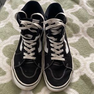 High top black vans